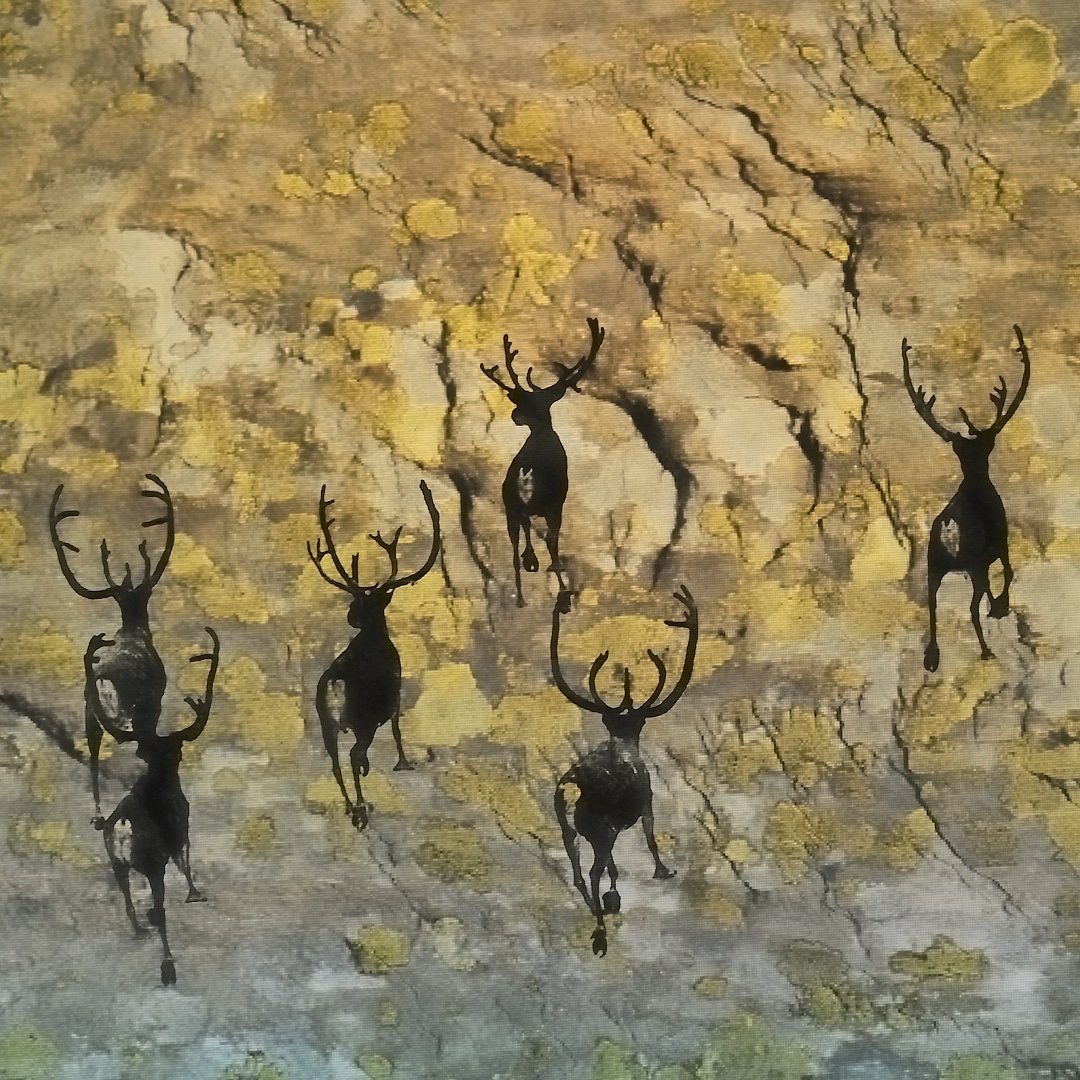 Fleeing Reindeer