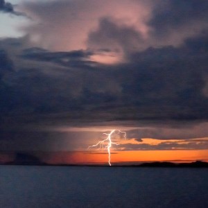 Lightning at Lovund