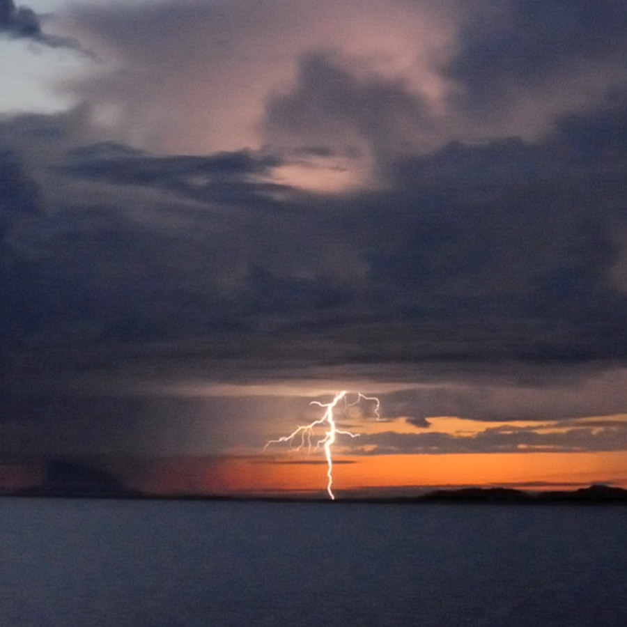 Lightning at Lovund